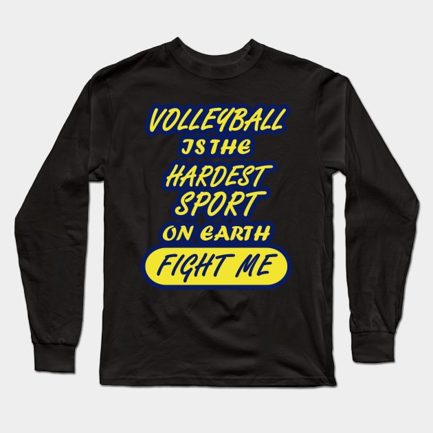 Volleyball Flags Funny Team Beach Volleyball Long Sleeve T-Shirt by FindYourFavouriteDesign